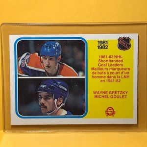 1982-83 O-Pee-Chee Wayne Gretzky Michel Goulet #237 HOF